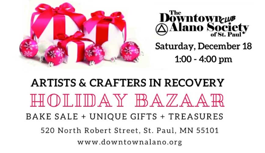 Artists & Crafters in Recovery Holiday Bazaar