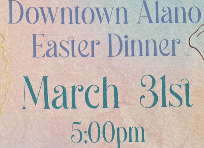 Easter Dinner at the Alano Society of Saint Paul. March 31st, at 5:00 pm